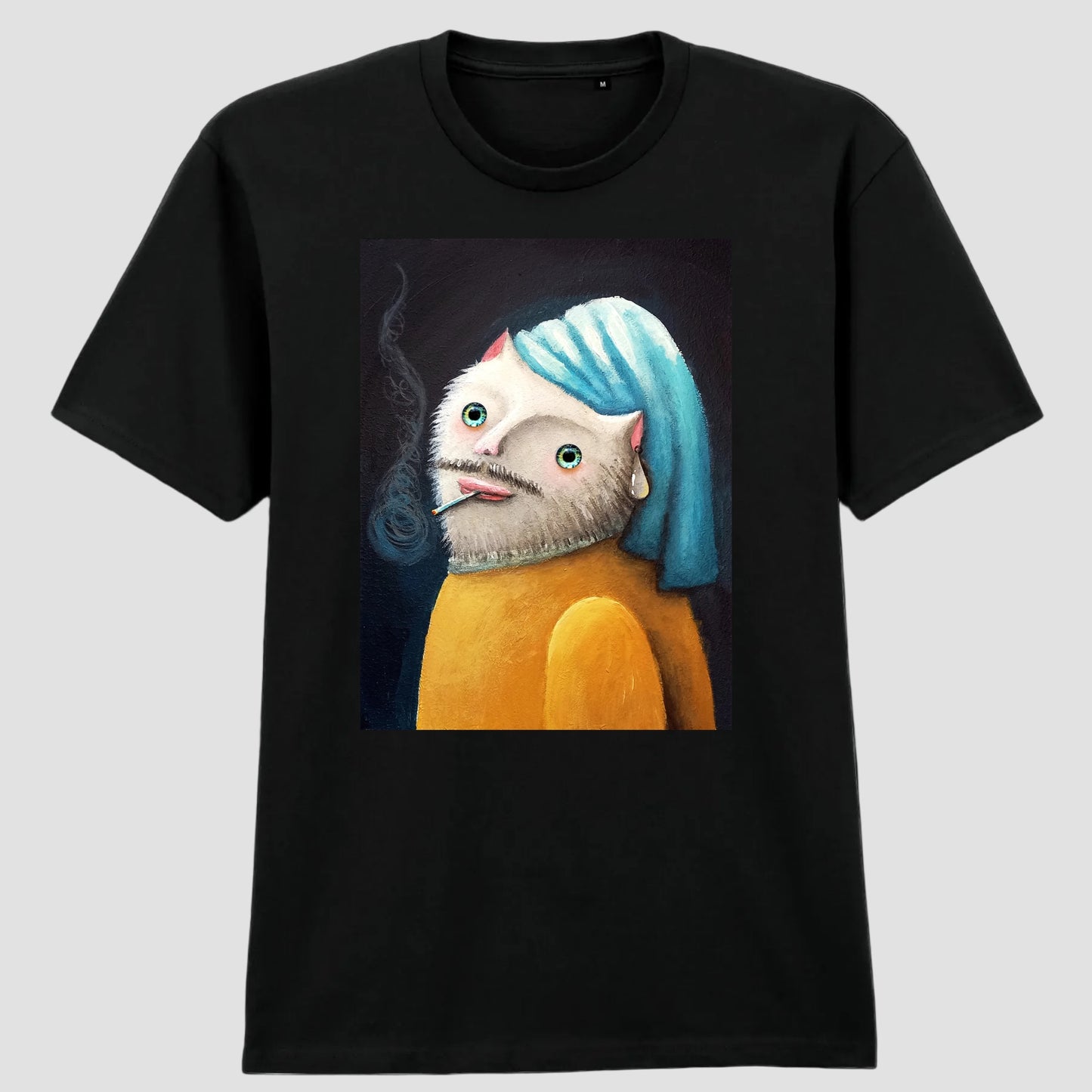 Cat with a Pearl Earring T-Shirt