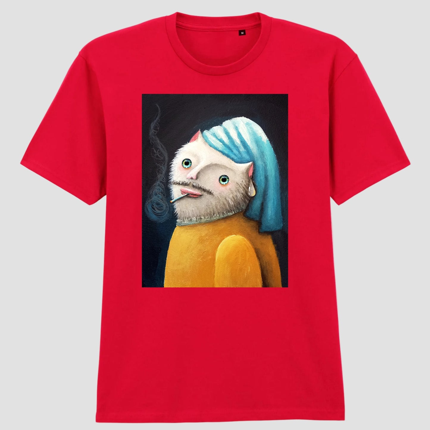 Cat with a Pearl Earring T-Shirt