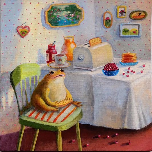 The frog with sandwich T-Shirt