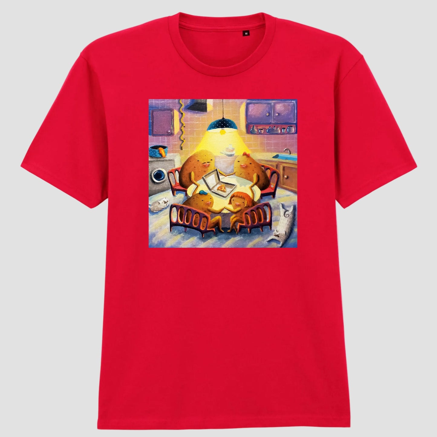 Potatoes Summon the Spirit of a Pizza Delivery Man T-Shirt