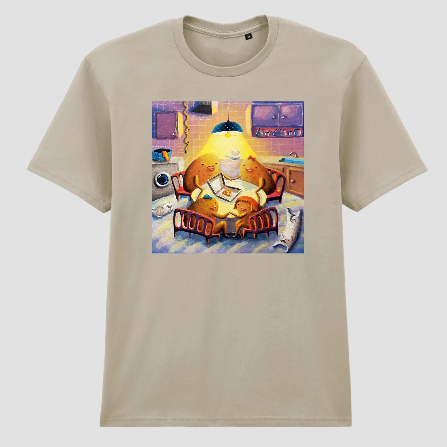 Potatoes Summon the Spirit of a Pizza Delivery Man T-Shirt