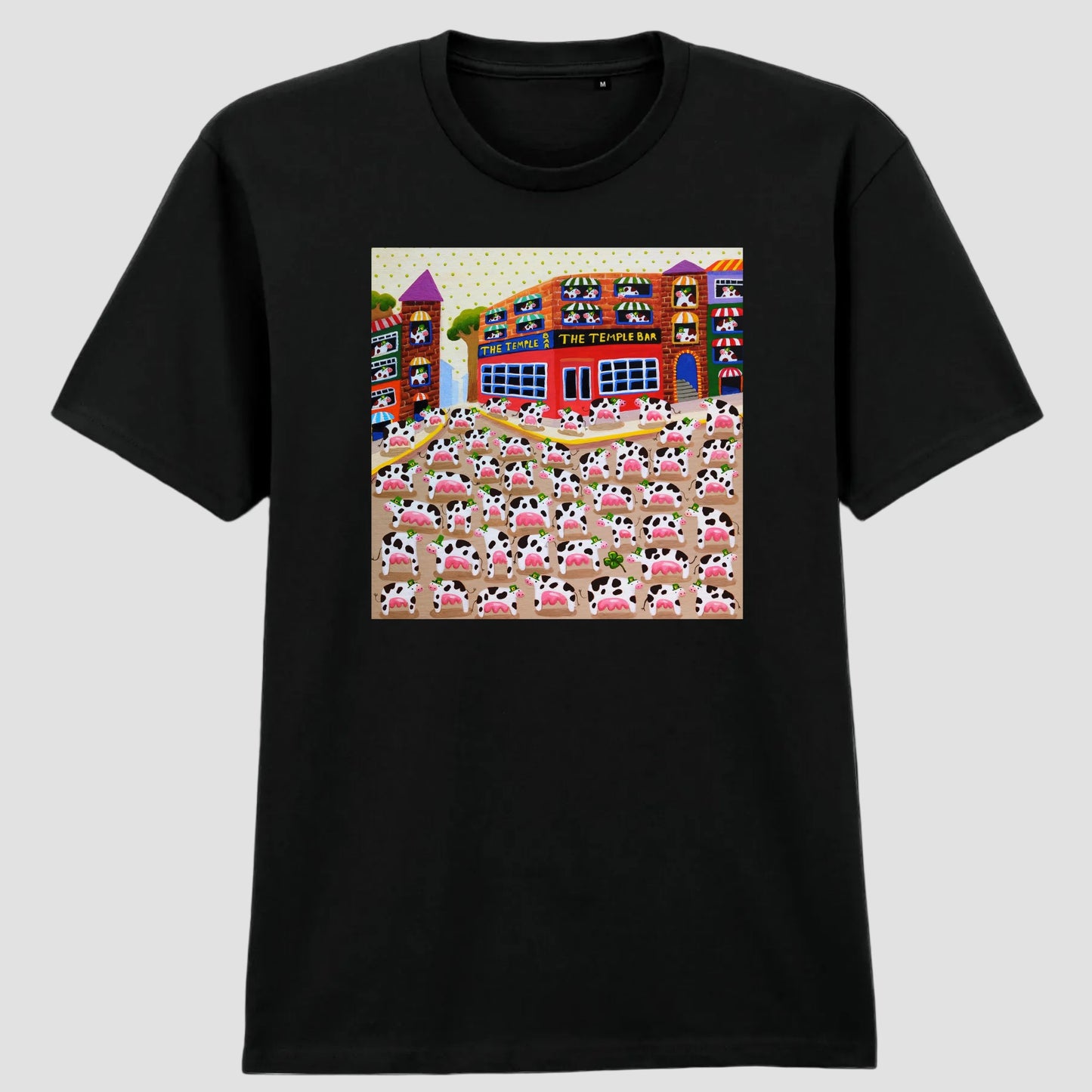 Hidden cow in The Temple Bar, Ireland, Dublin T-Shirt