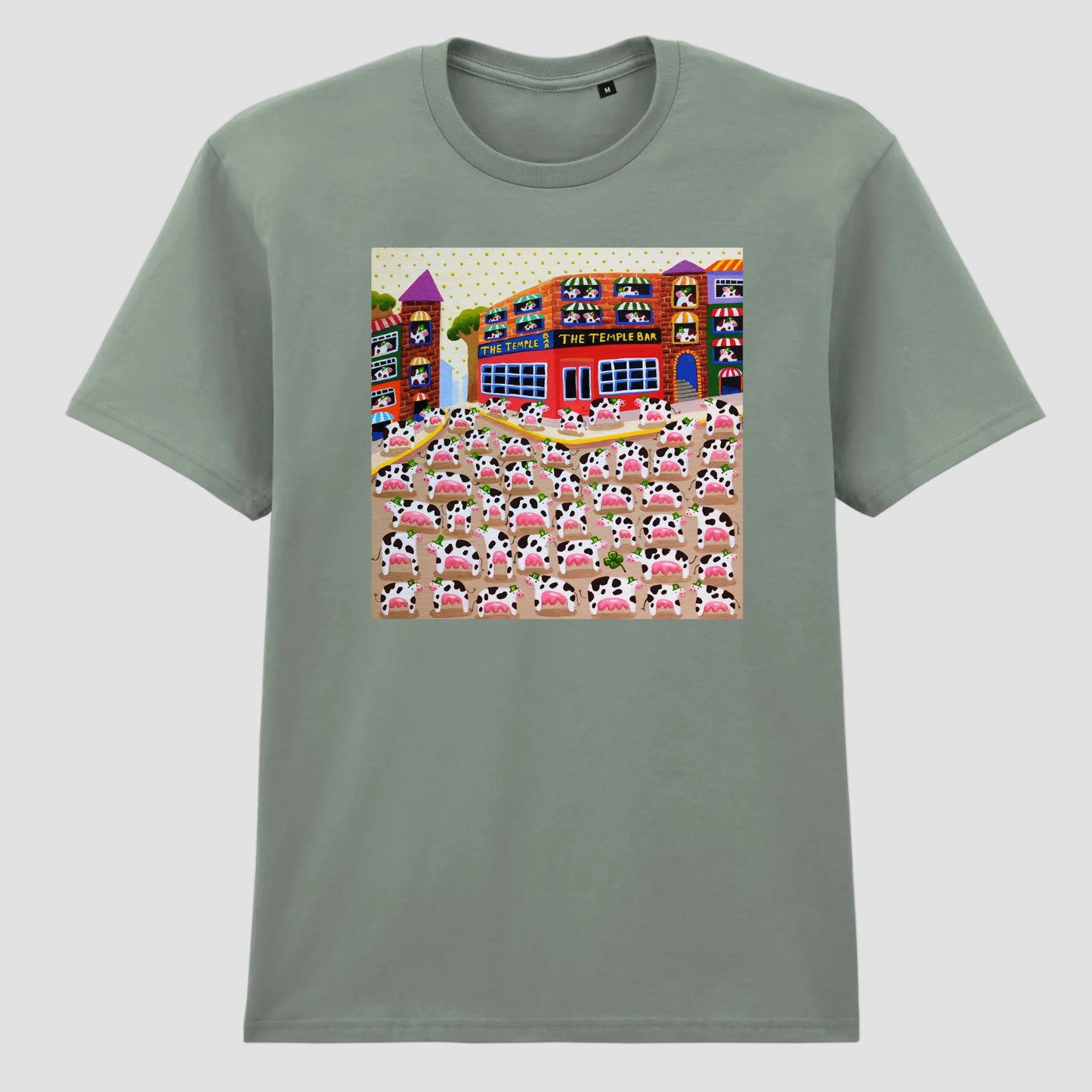 Hidden cow in The Temple Bar, Ireland, Dublin T-Shirt