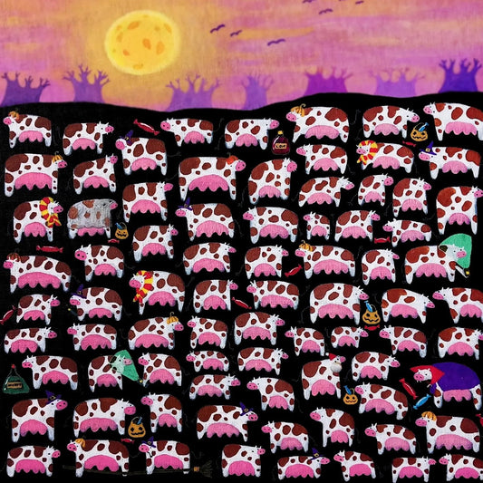 Which Cow Is the Happiest That Halloween Is Over? T-Shirt