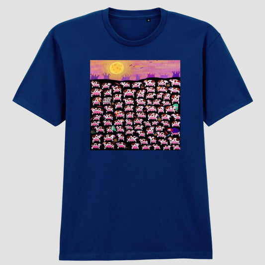 Which Cow Is the Happiest That Halloween Is Over? T-Shirt