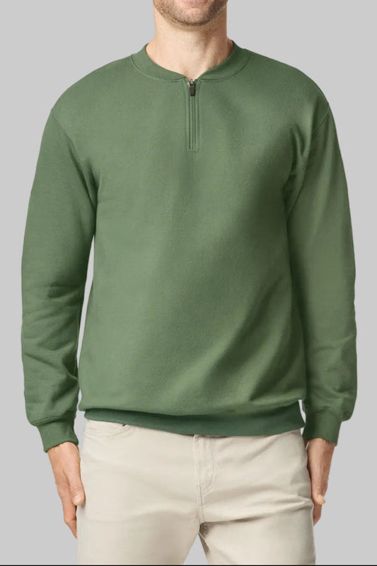 SF008 Gildan Softstyle Midweight 1/4 Zip Sweat