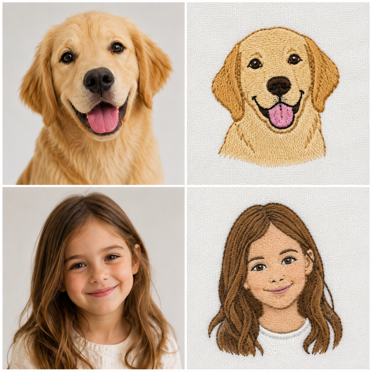 Photo to Embroidery Design Service