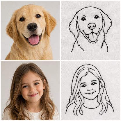 Photo to Embroidery Design Service