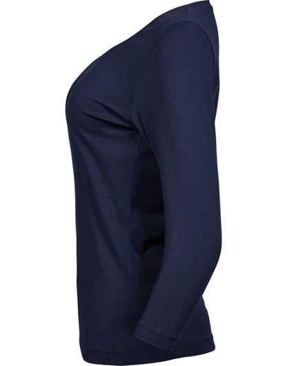 Tee Jays Ladies 3/4 Sleeve Stretch Tee