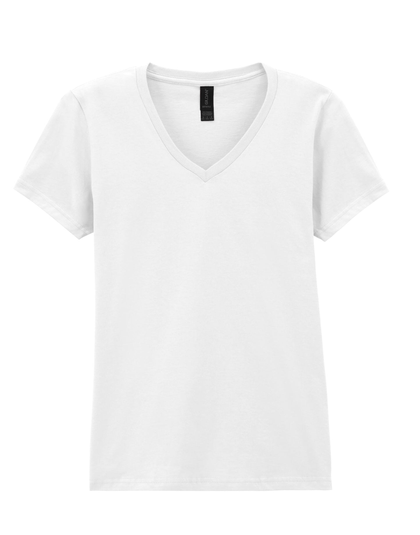 64V00L Gildan Softstyle Ladies V-Neck T-Shirt