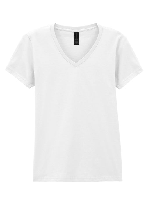 64V00L Gildan Softstyle Ladies V-Neck T-Shirt