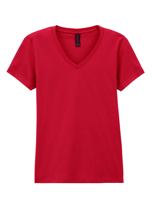 64V00L Gildan Softstyle Ladies V-Neck T-Shirt