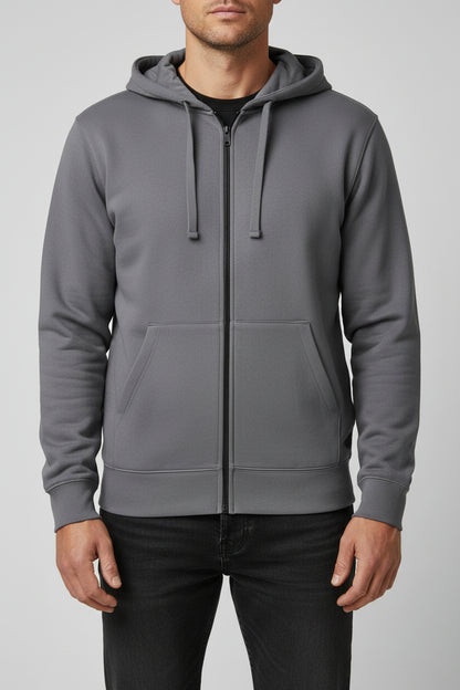 266M Russell Mens Authentic Zipped Hood Jkt