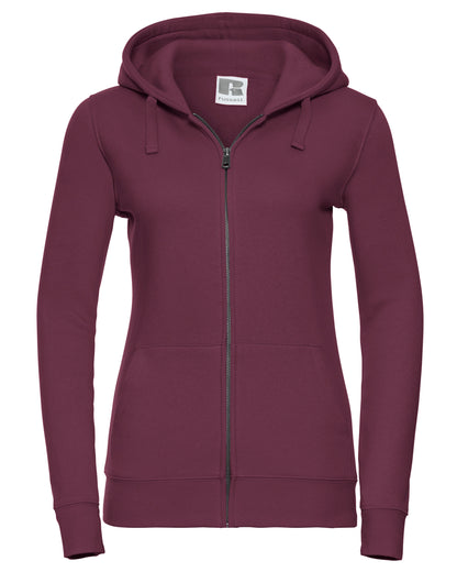 266F Russell Ladies Authentic Zipped Hood Jkt