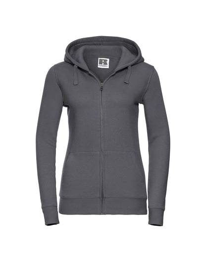266F Russell Ladies Authentic Zipped Hood Jkt