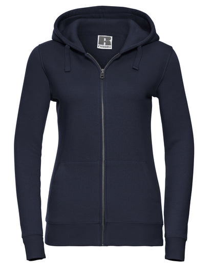 266F Russell Ladies Authentic Zipped Hood Jkt