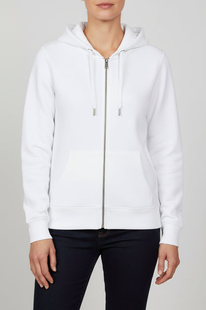 266F Russell Ladies Authentic Zipped Hood Jkt