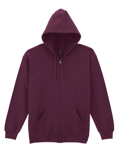 18600 Gildan Heavy Blend Adult Zip Hood Sweat