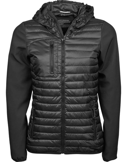 Tee Jays Womens Hooded Crossover Jacket