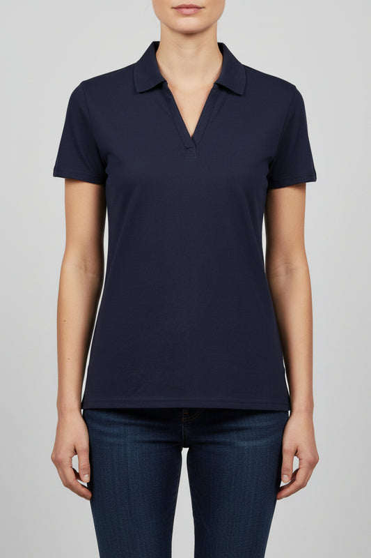 Tee Jays Womens Luxury Stretch V Polo