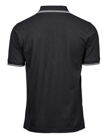Tee Jays Mens Luxury Stripe Stretch Polo
