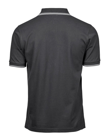 Tee Jays Mens Luxury Stripe Stretch Polo