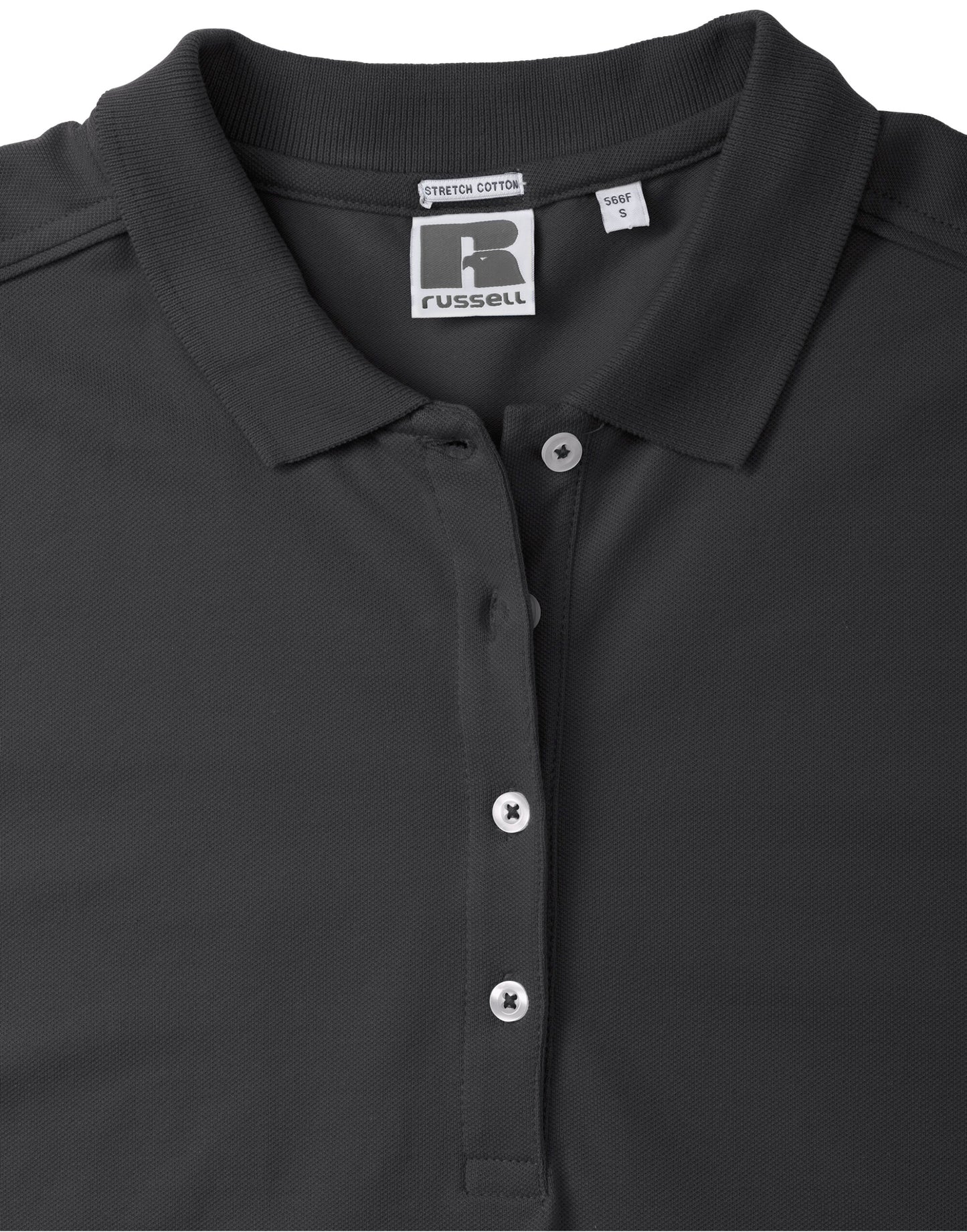 566F Russell Ladies Fitted Stretch Polo