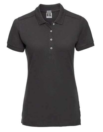 566F Russell Ladies Fitted Stretch Polo