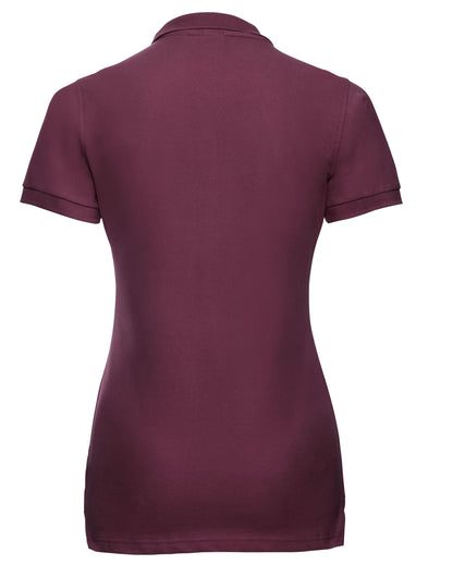 566F Russell Ladies Fitted Stretch Polo