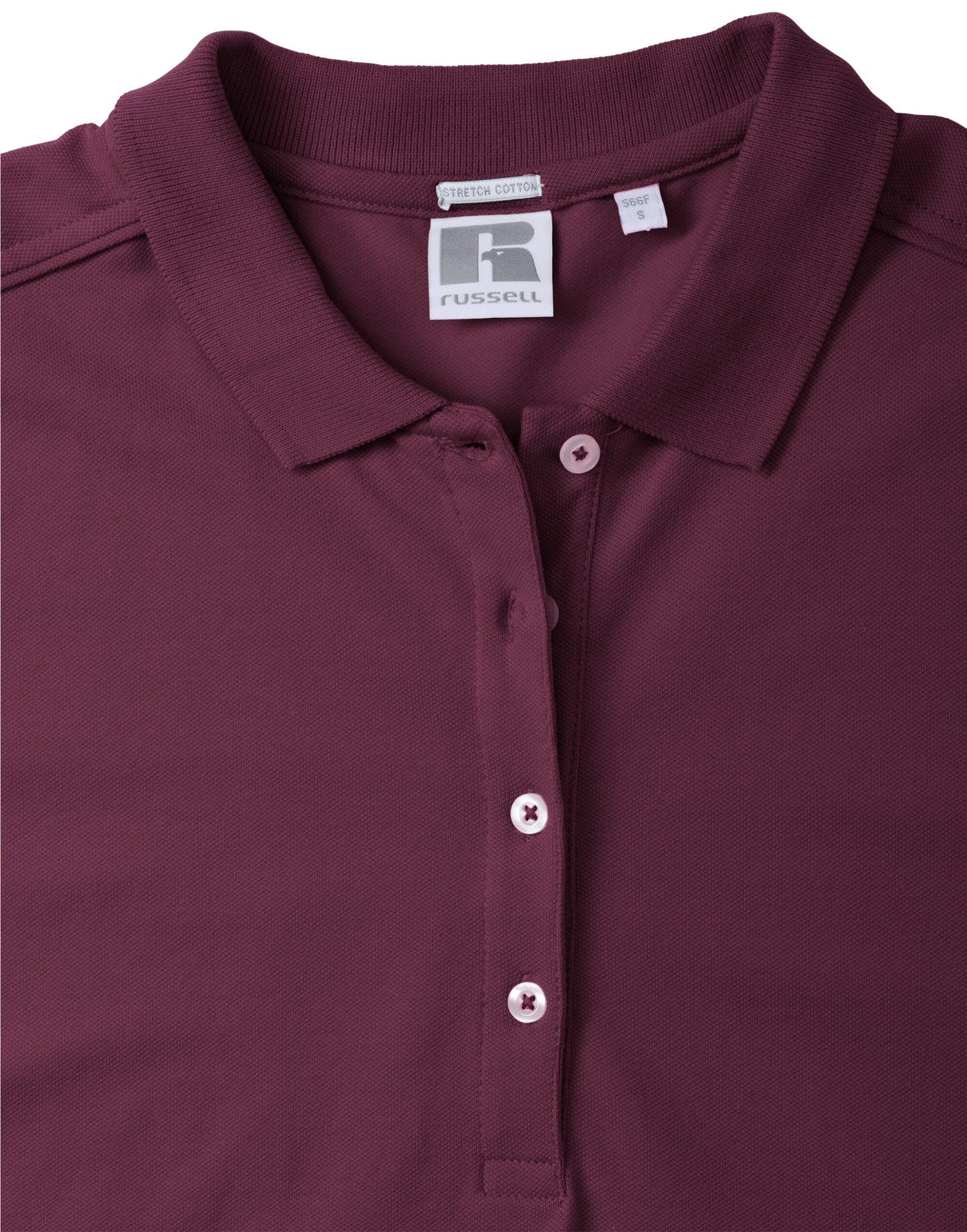 566F Russell Ladies Fitted Stretch Polo