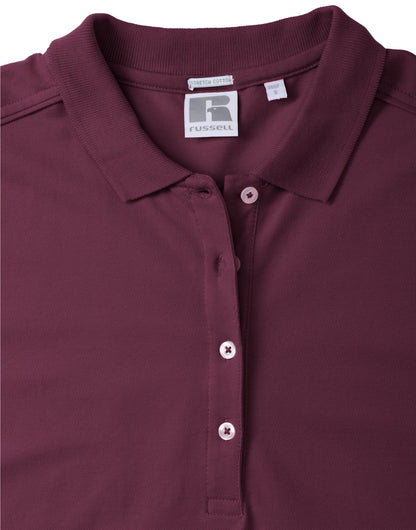 566F Russell Ladies Fitted Stretch Polo