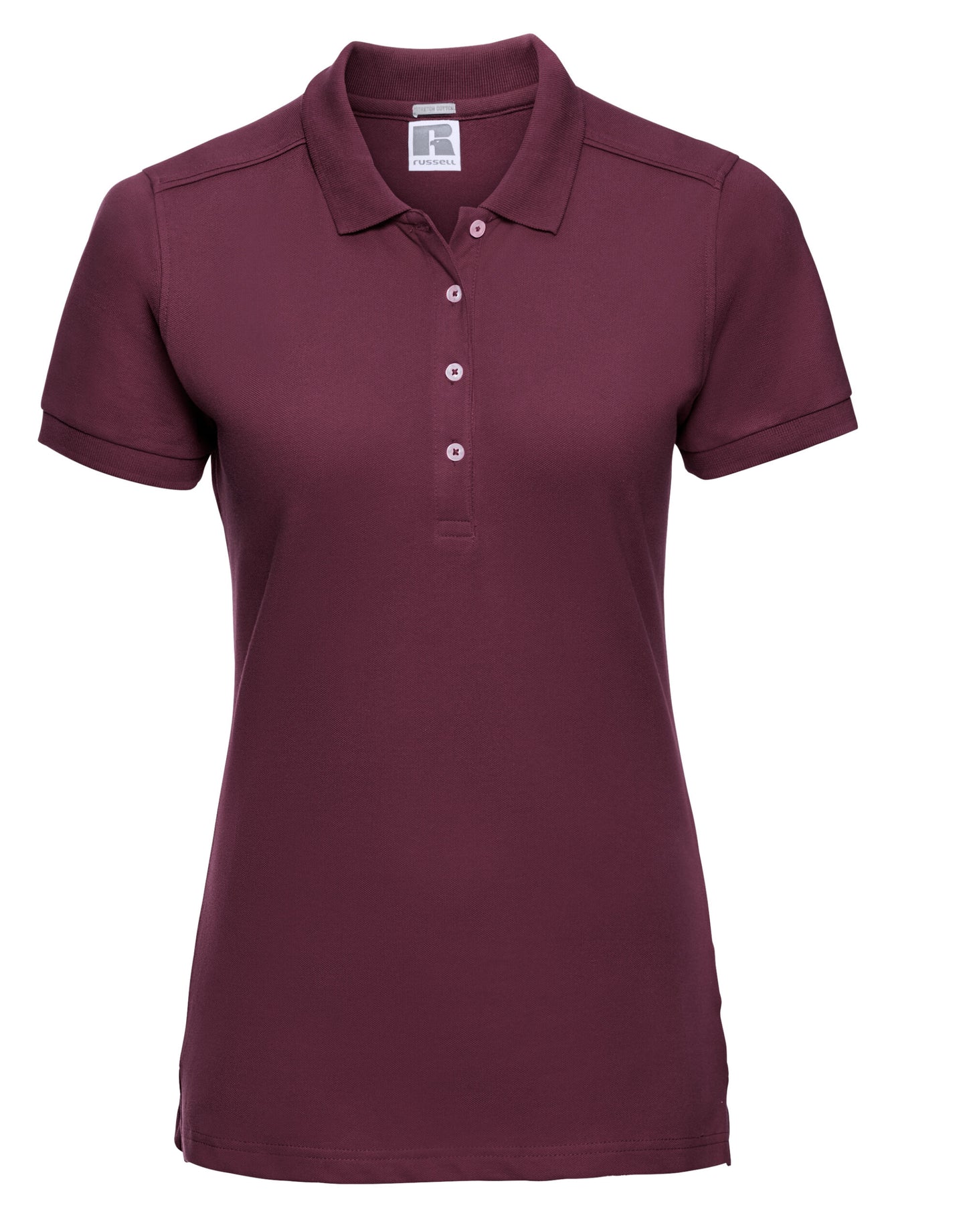 566F Russell Ladies Fitted Stretch Polo
