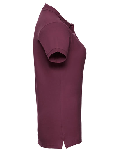 566F Russell Ladies Fitted Stretch Polo