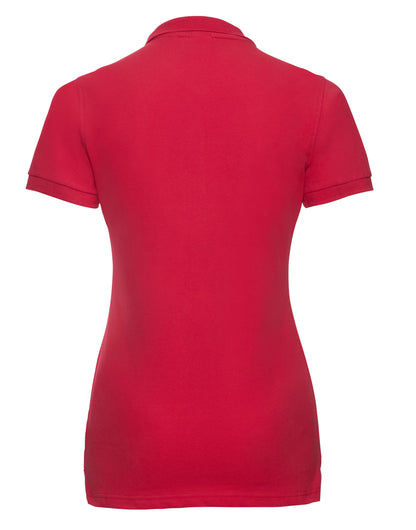 566F Russell Ladies Fitted Stretch Polo