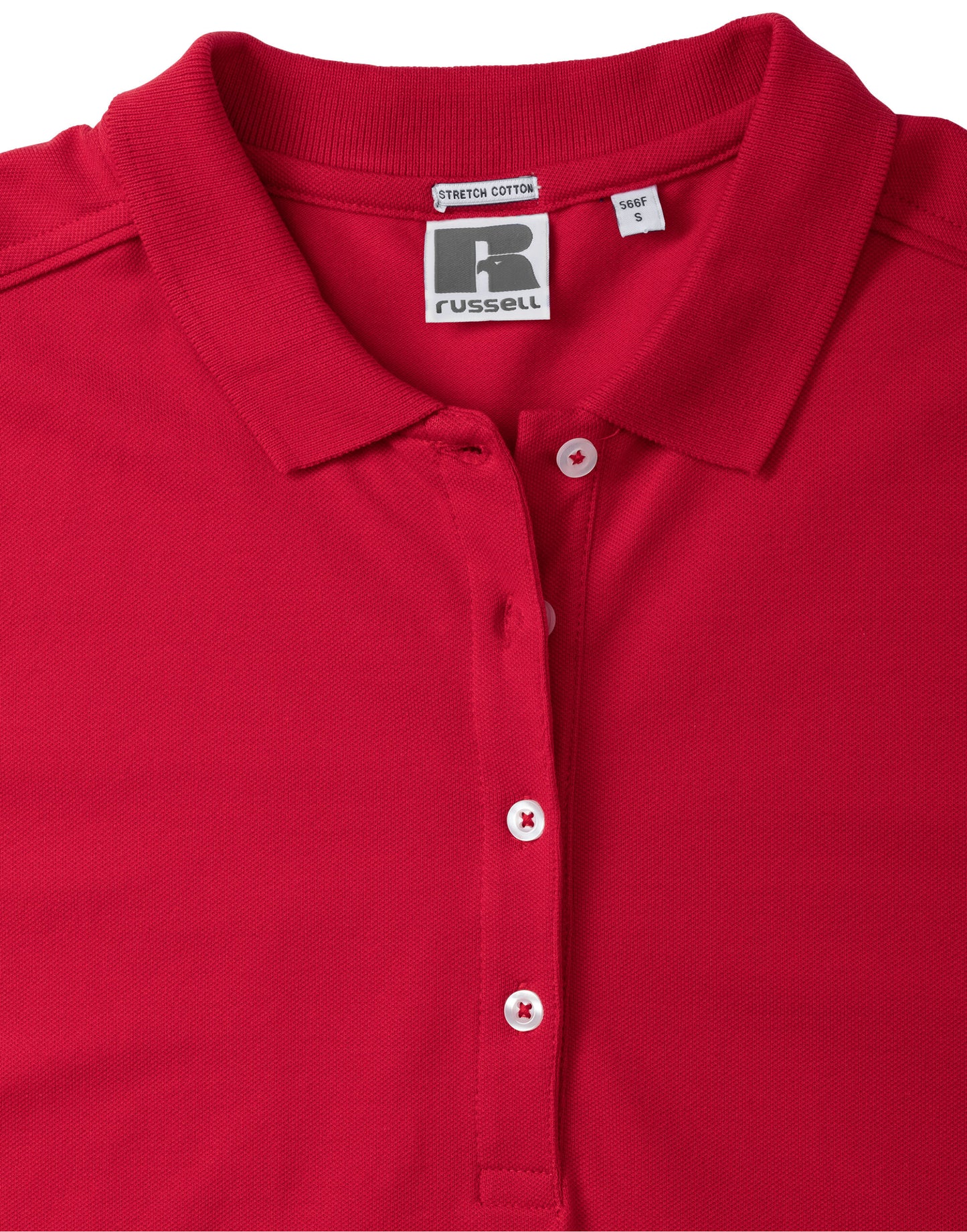 566F Russell Ladies Fitted Stretch Polo