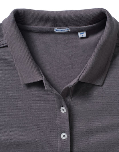 566F Russell Ladies Fitted Stretch Polo