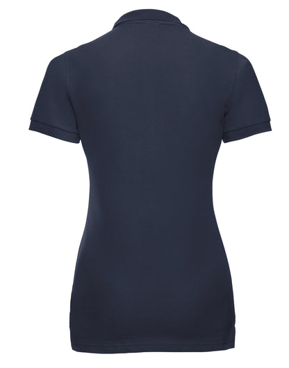 566F Russell Ladies Fitted Stretch Polo