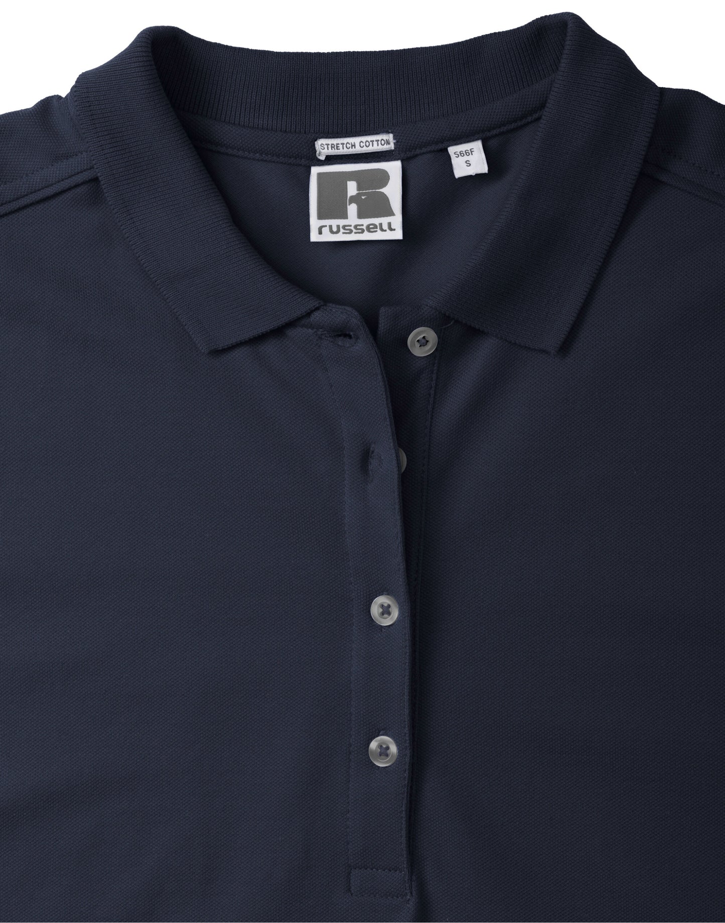 566F Russell Ladies Fitted Stretch Polo