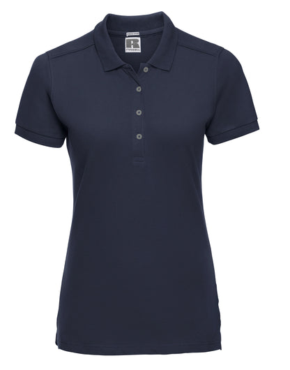 566F Russell Ladies Fitted Stretch Polo