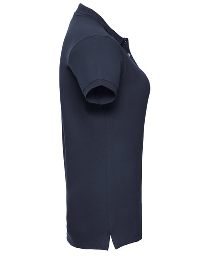 566F Russell Ladies Fitted Stretch Polo