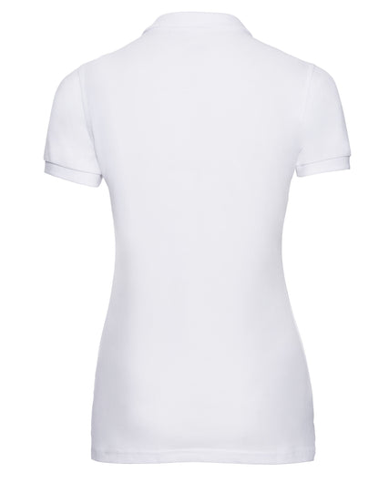 566F Russell Ladies Fitted Stretch Polo