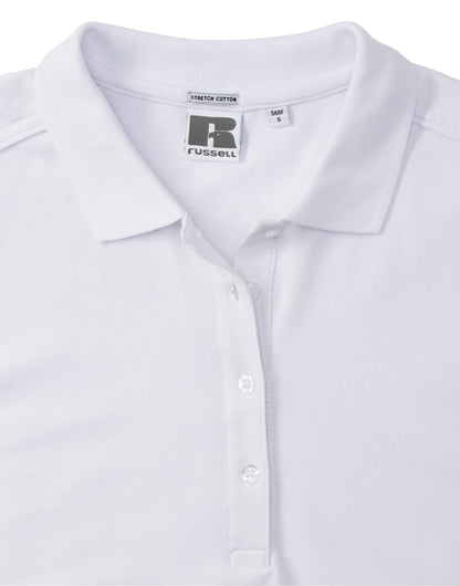 566F Russell Ladies Fitted Stretch Polo