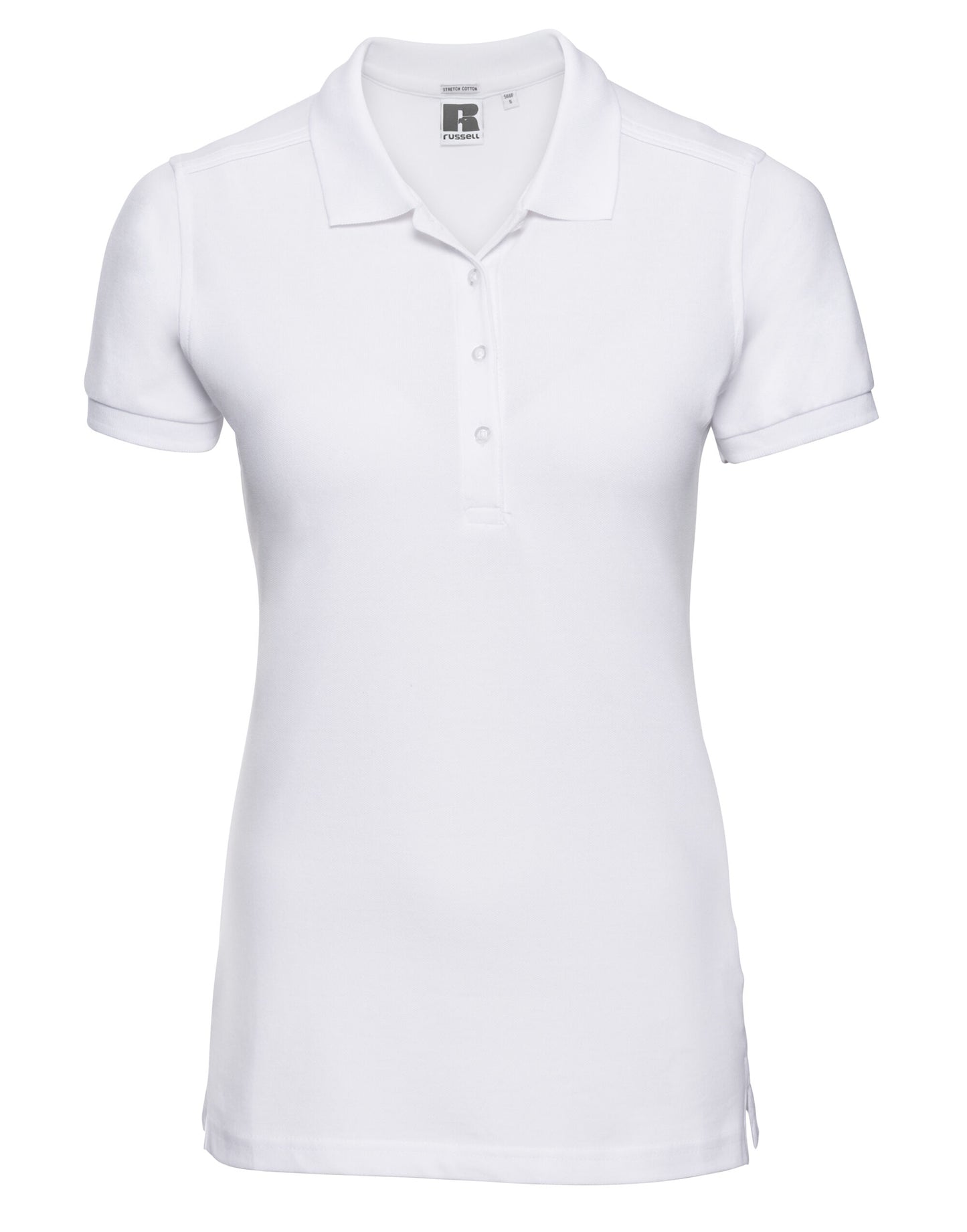566F Russell Ladies Fitted Stretch Polo