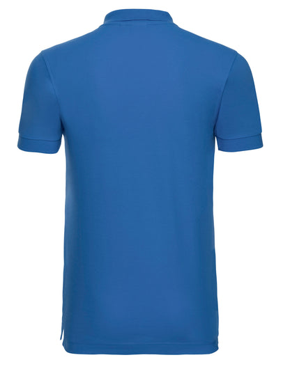 566M Russell Mens Fitted Stretch Polo