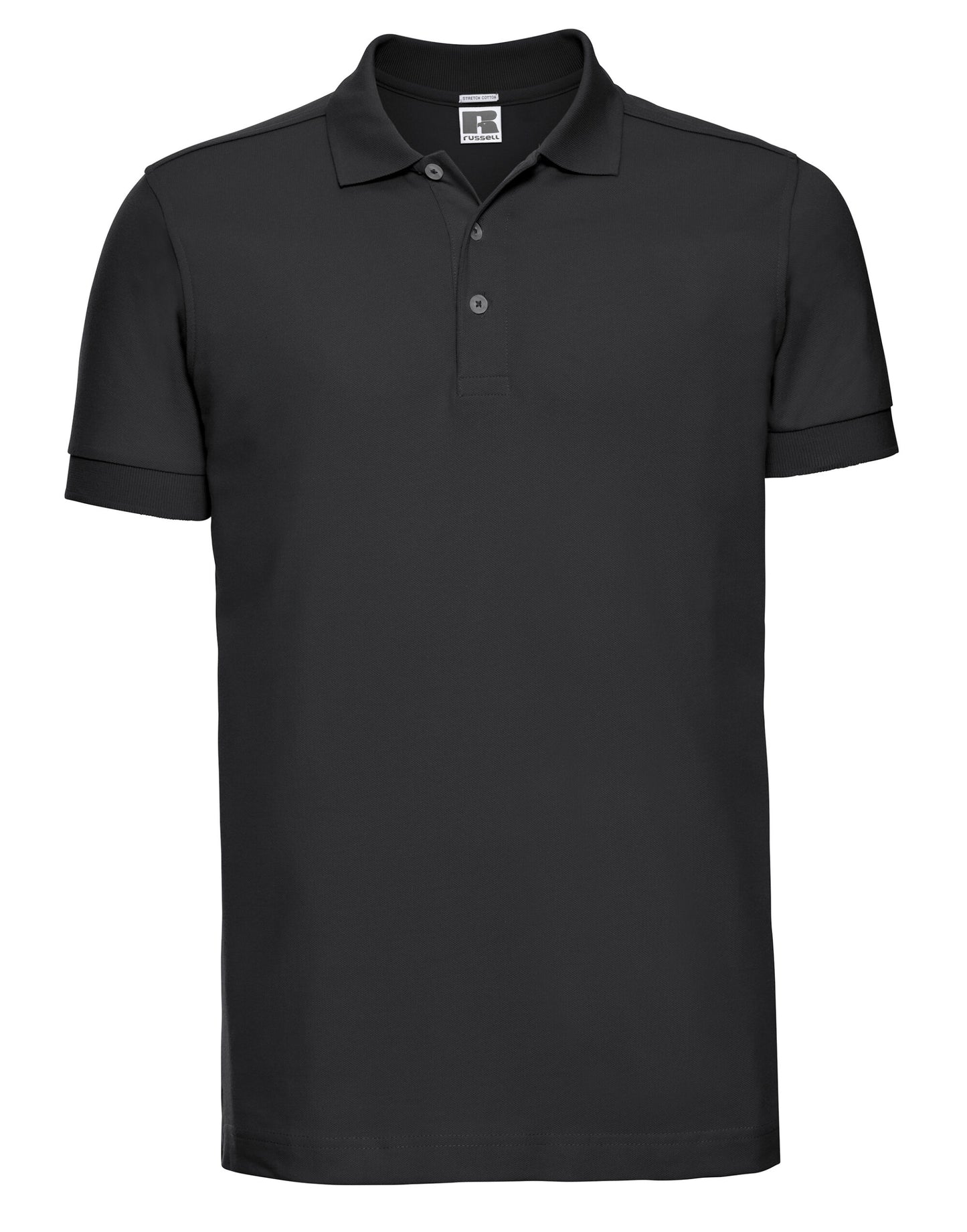 566M Russell Mens Fitted Stretch Polo