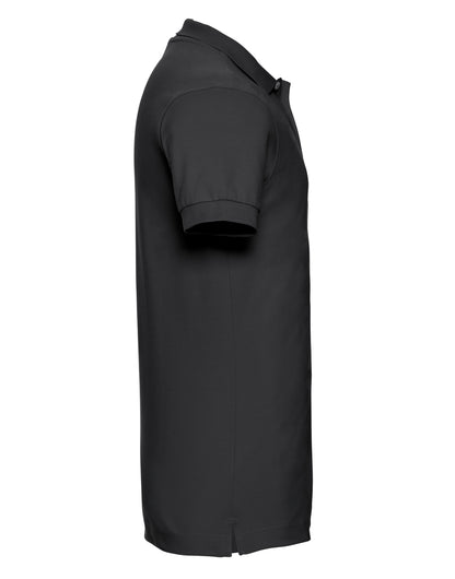 566M Russell Mens Fitted Stretch Polo
