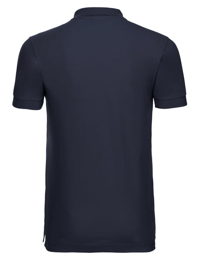 566M Russell Mens Fitted Stretch Polo