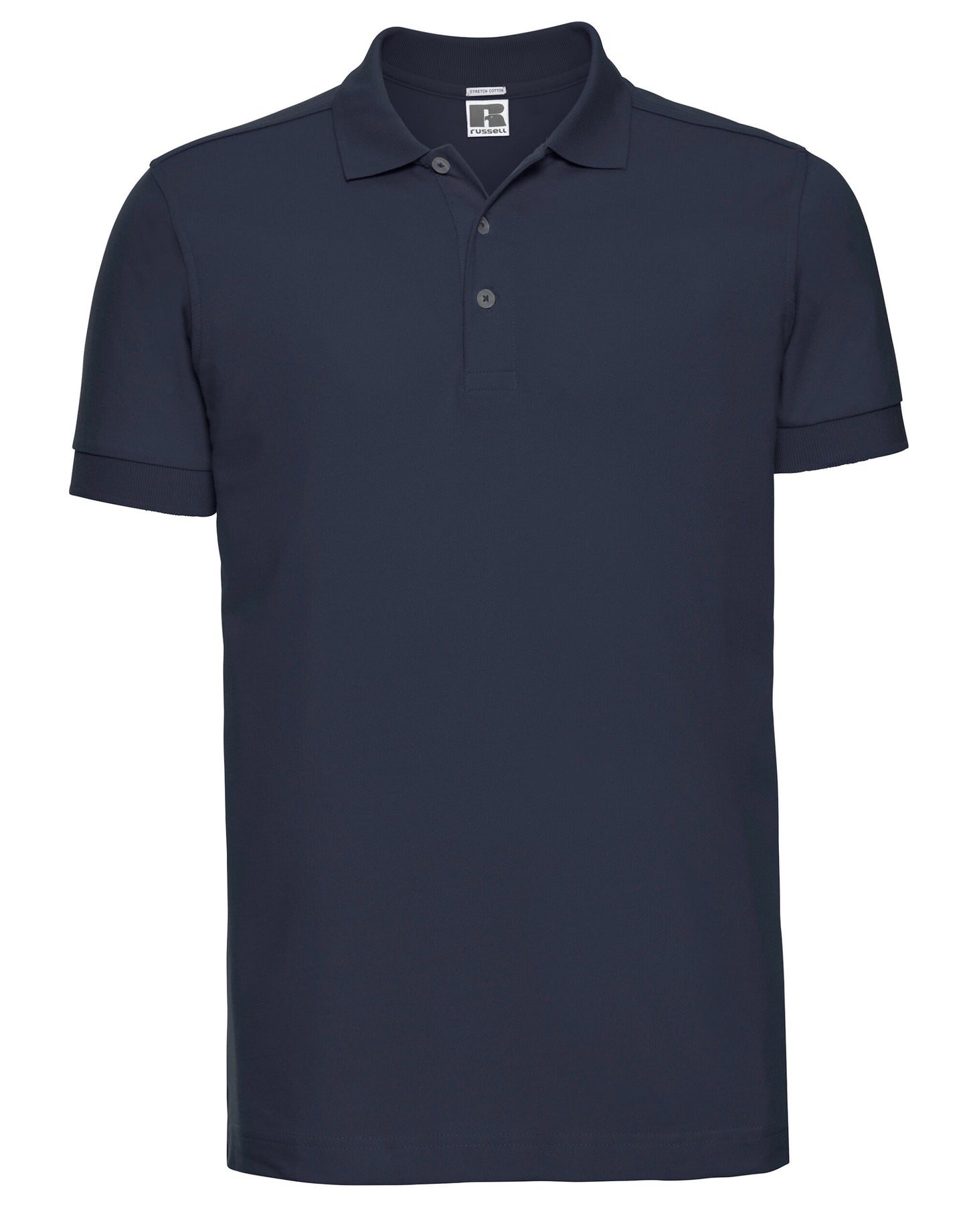 566M Russell Mens Fitted Stretch Polo