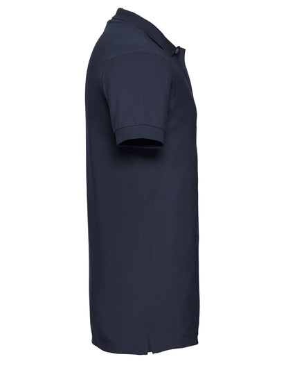 566M Russell Mens Fitted Stretch Polo