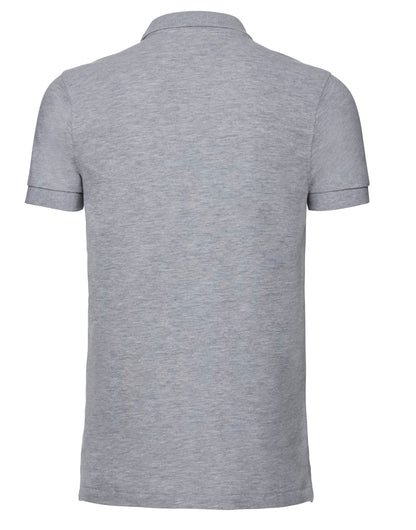 566M Russell Mens Fitted Stretch Polo
